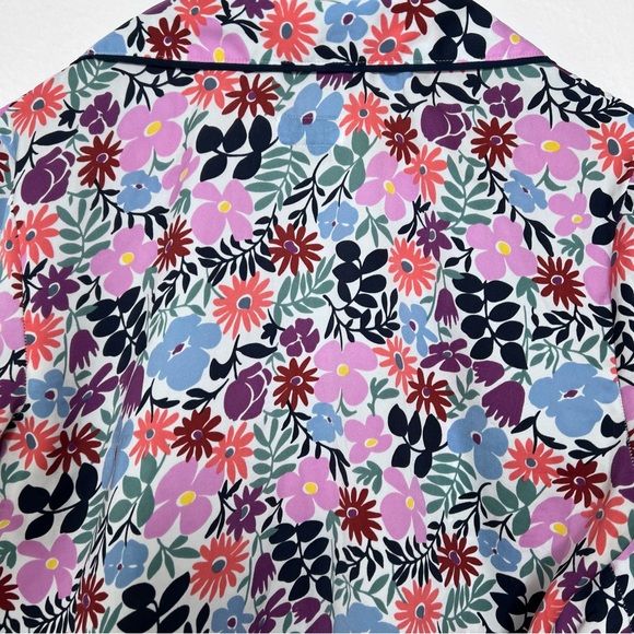 KATE SPADE  Long Sleeve Pajama Top Sweatshirt Floral SIZE S - Picture 8 of 9